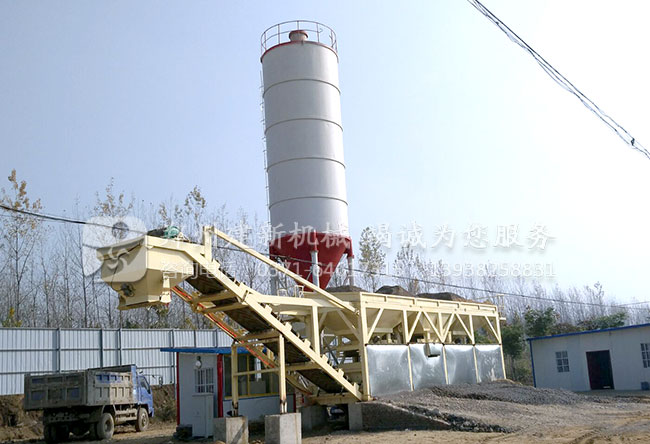 乐鱼官方端网站登录入口-乐鱼(中国)ZWB400稳定土拌和站一体机驻扎河北秦皇岛